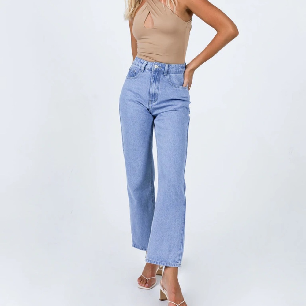 NWT * PRINCESS POLLY MUNICH STRAIGHT LEG DENIM JEANS SIZE 2